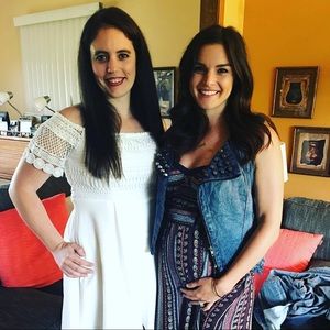 Francesca’s off the shoulder dress